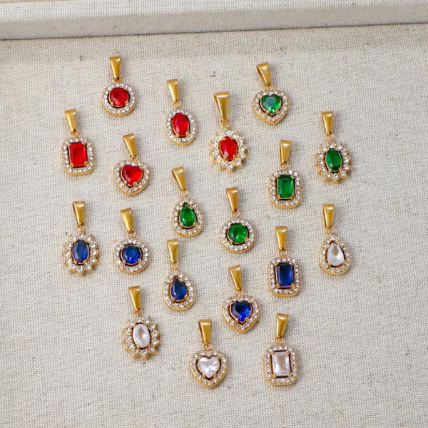 zircon crystal necklace
