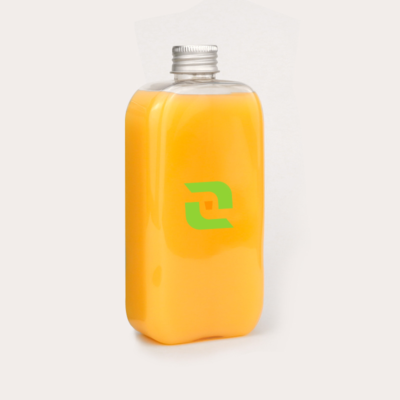 300ml Flat PET Beverage Bottle 24/410 Neck for Juice & Cold Brew Tea