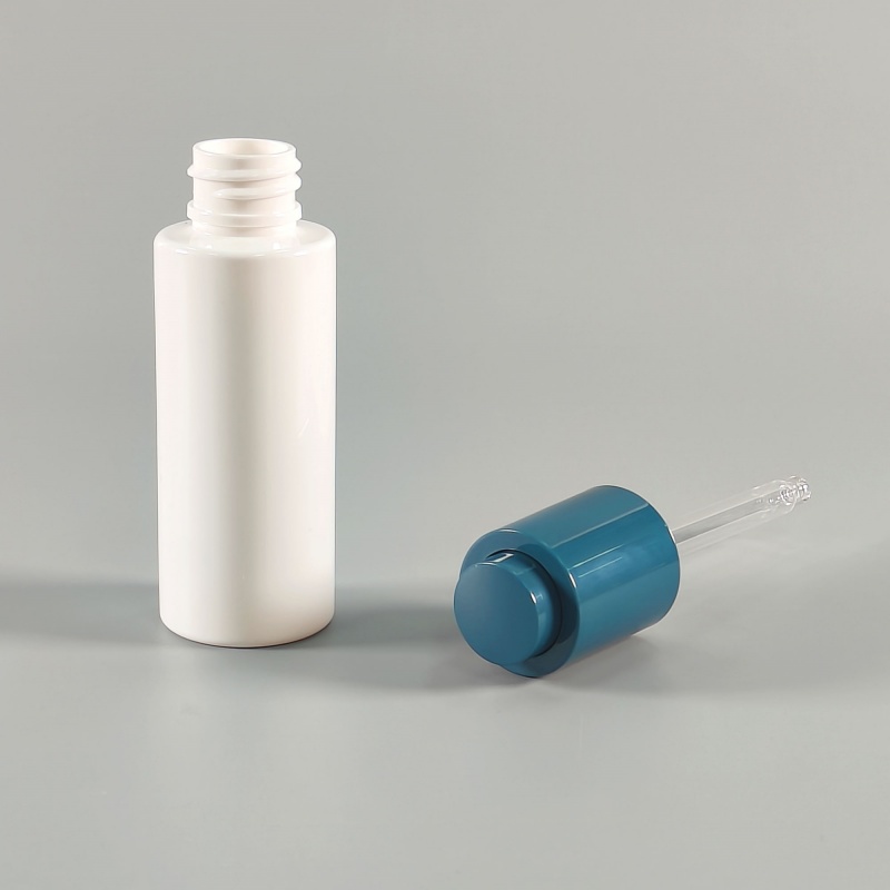 50ml PET Push Button Dropper Bottle for Serum and Essential Oil Packaging
