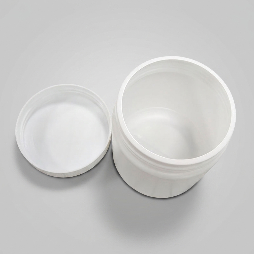 350ml Eco-Friendly HDPE Wide Mouth Bottle | Protein Powder & Snack Jar