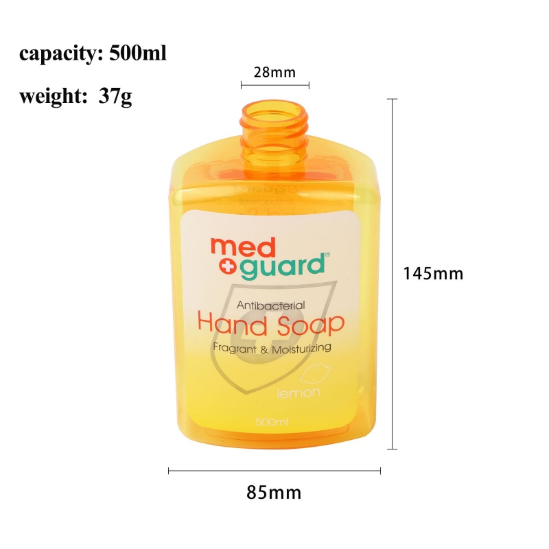 500ml Multi-Color PET Plastic Bottle with Pump for Antibacterial Hand Soap2.jpg