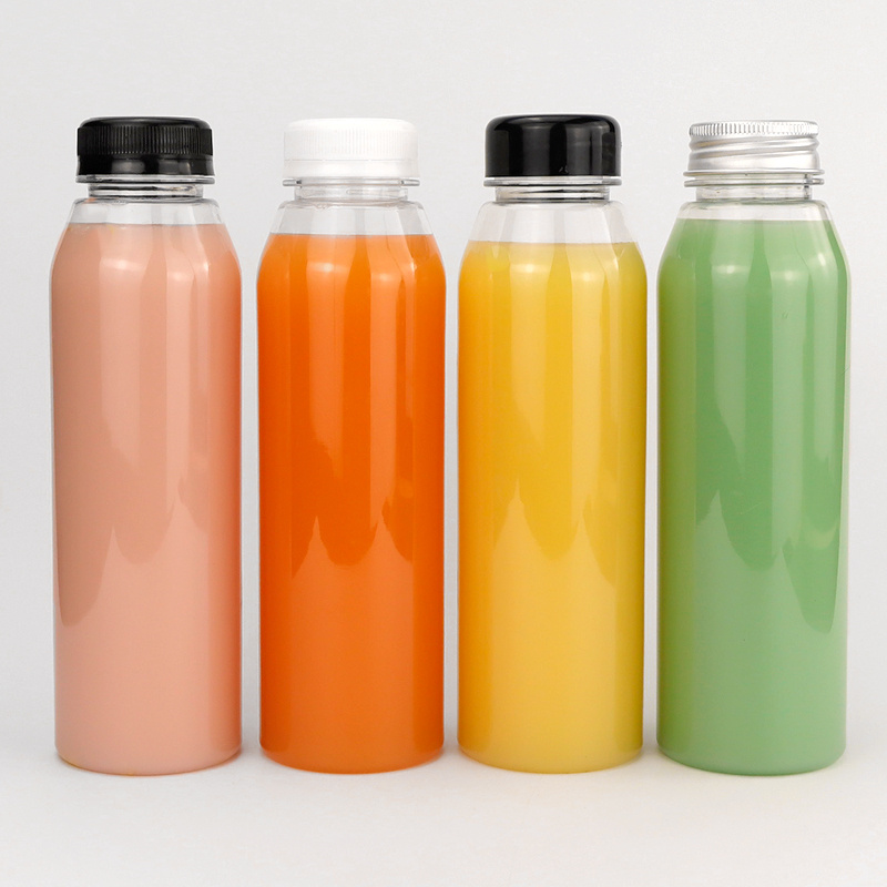 400ml Clear PET Plastic Bottle for Cold Pressed Juice and Smoothies