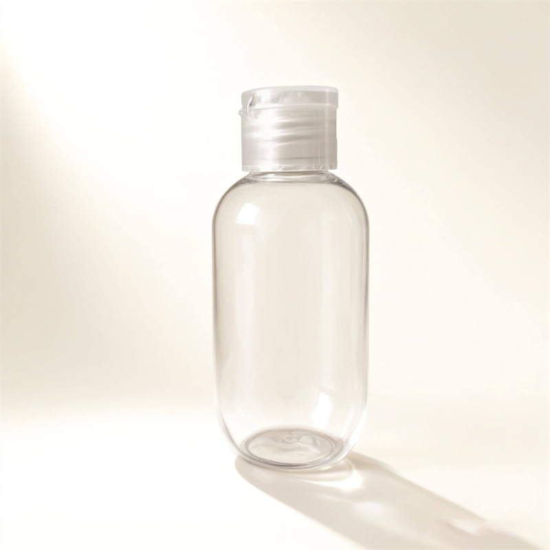 60ml Clear PET Round Bottle with Flip Cap Pump Spray for Travel
