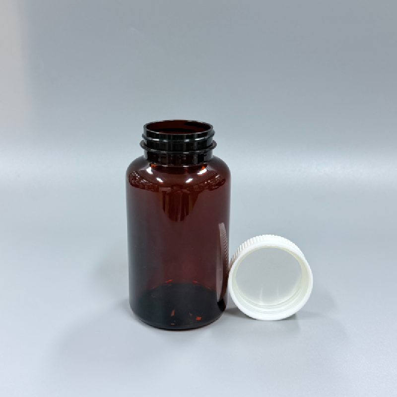 300ml PET Pill Bottle with CRC Child Resistant Cap for Vitamins
