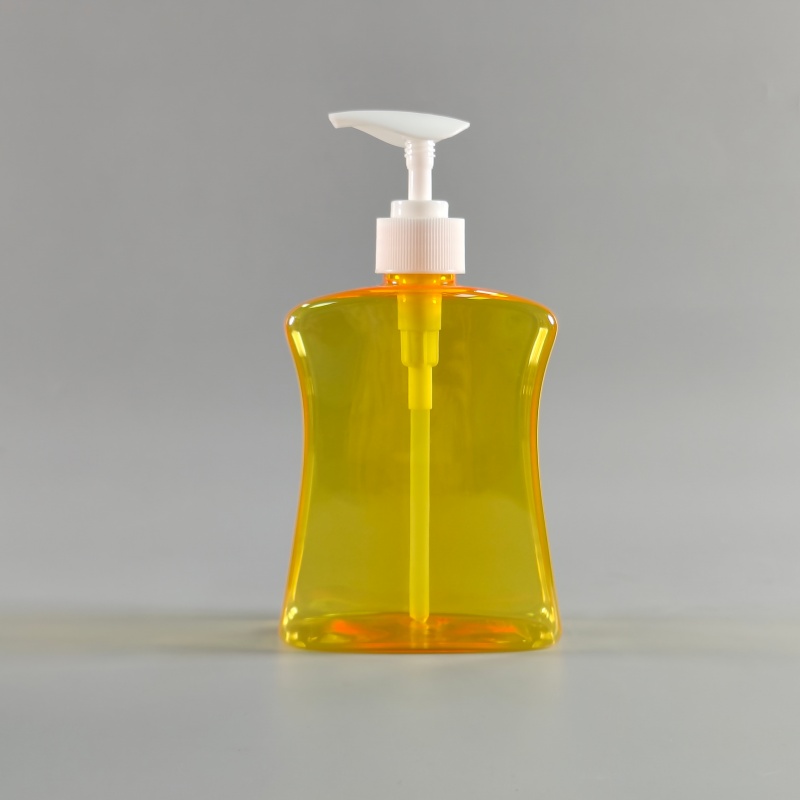 500ml Square PET Plastic Bottle with Pump for Liquid Hand Soap and Sanitizer