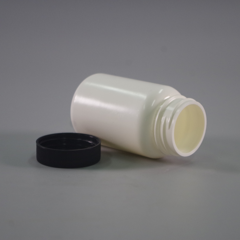 100ml HDPE Plastic Pill Bottle with CRC Child Resistant Cap for Vitamins