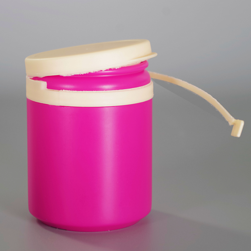 170ml Custom Color HDPE tear off cap with Tamper Evident Ring for pill