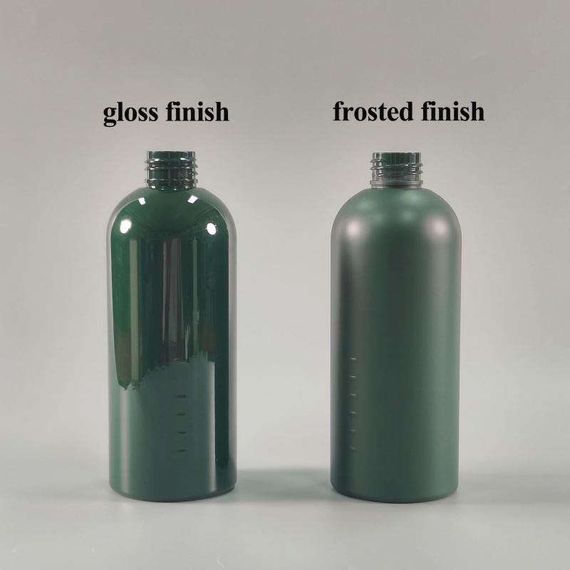 350ml Matte PET Lotion Bottle with Gold Pump for Premium Shampoo and Body Wash Packaging