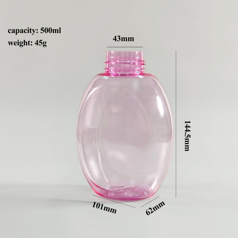 500ml PET Plastic Flower Foam Pump Bottle for Hand Soap and Sanitizer Packaging.jpg