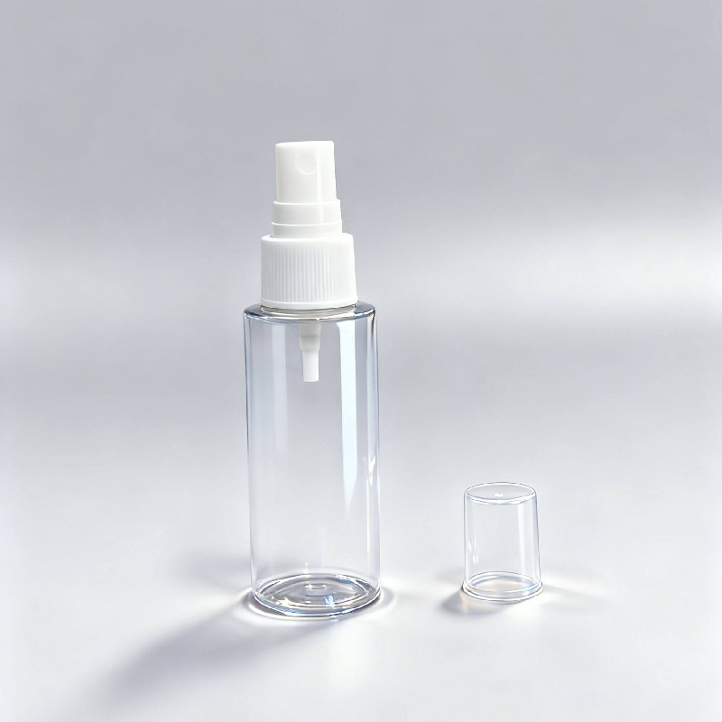 30ml Clear PET Spray Bottle with Fine Mist Pump for Travel and Skincare