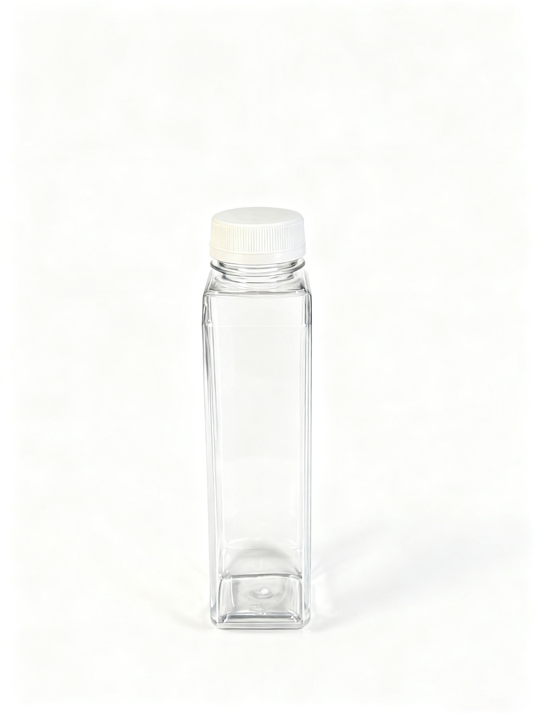 450ml Square PET Bottle | Food Grade Juice Water Container with Screw Cap