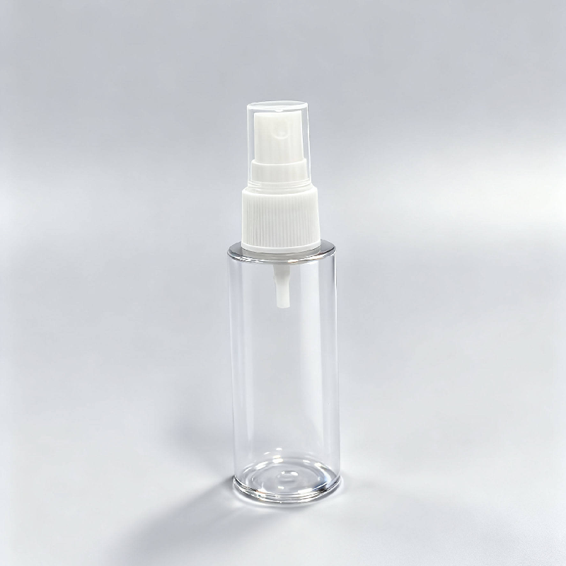 30ml Clear PET Spray Bottle with Fine Mist Pump for Travel and Skincare