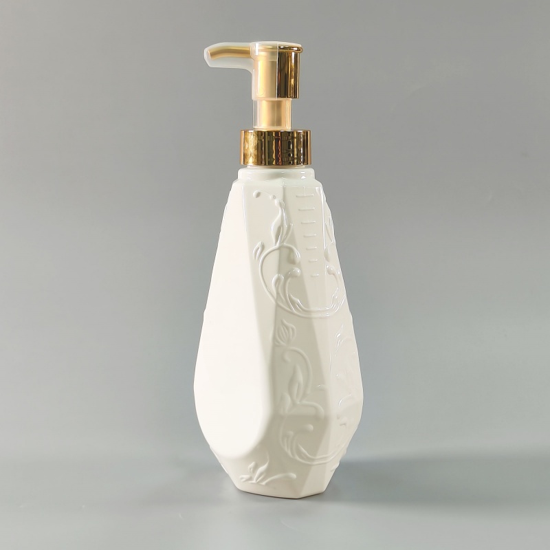 Luxury 3-Color Choice 500ml PET Lotion Pump Bottle for Shampoo
