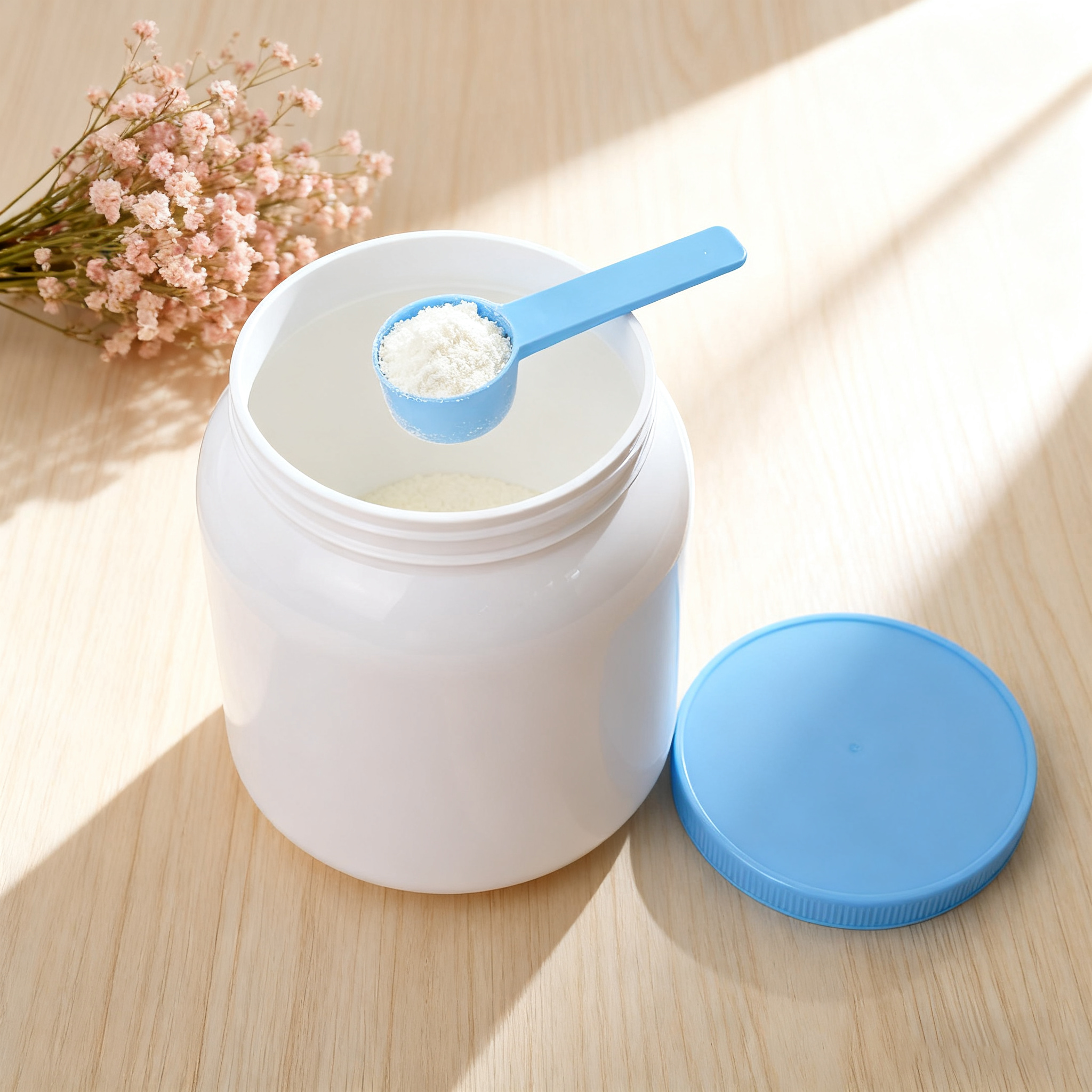 Wide Mouth 2000ml PET Jar | Food Grade Milk Powder & Dried Fruit Container