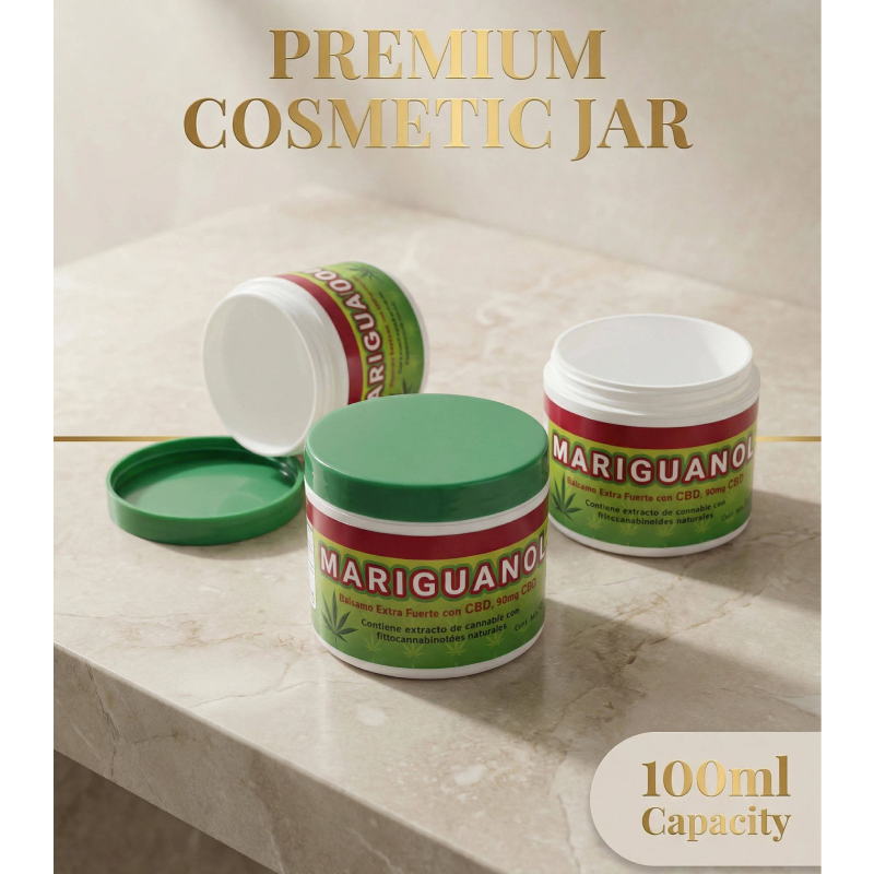 100ml White Plastic Wide Mouth Cream Jar for Cosmetic Packaging (1).png
