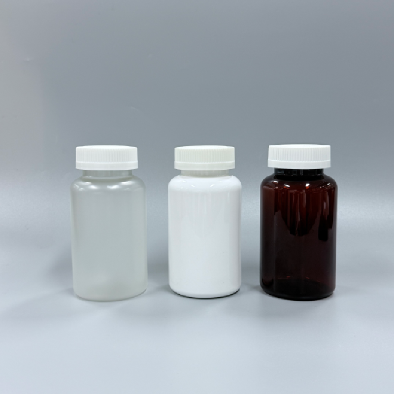 300ml PET Pill Bottle with CRC Child Resistant Cap for Vitamins