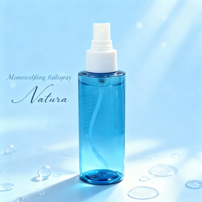 100ml Blue PET Plastic Spray Bottle for Travel and Skincare