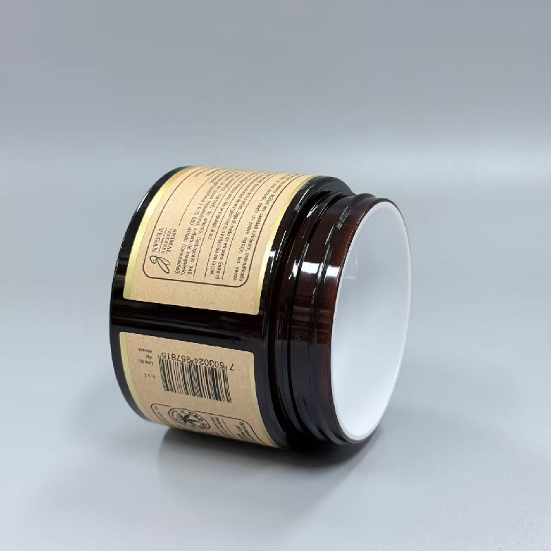 120ml Double Wall PET Cream Jar with Bamboo Lid for Organic Skincare