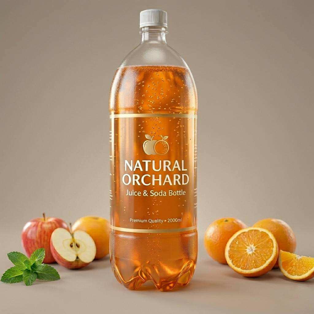 2L PET Soda Bottles with Screw Cap | Carbonated Juice & Water Packaging