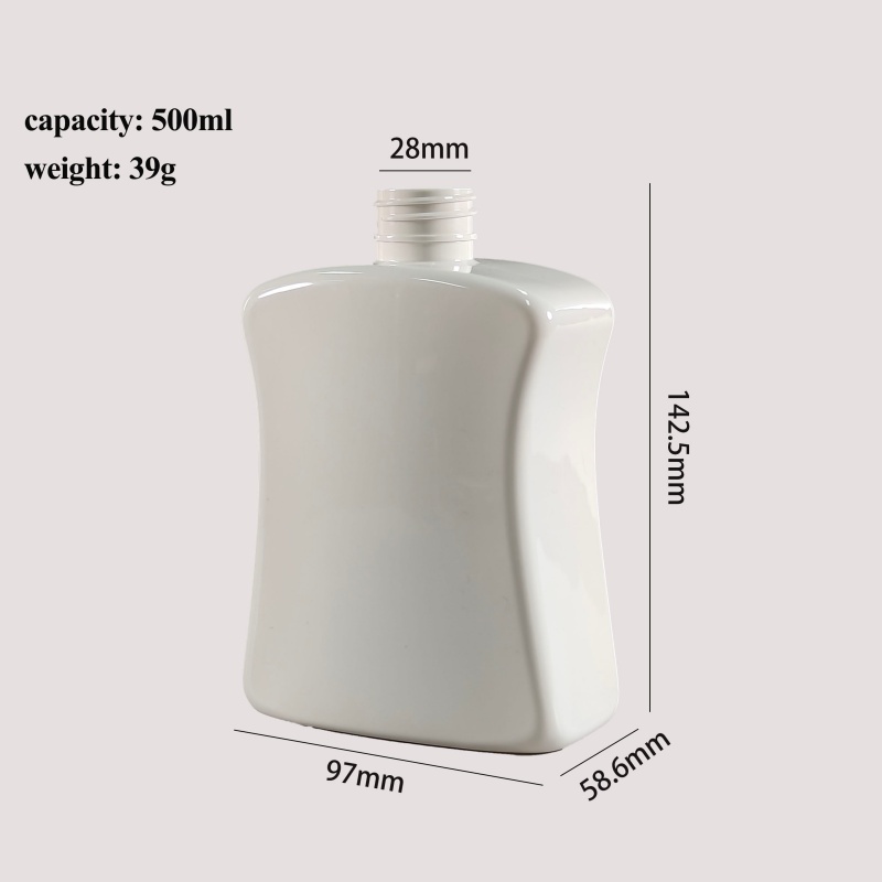 500ml Square PET Plastic Bottle with Pump for Liquid Hand Soap and Sanitizer3.jpg