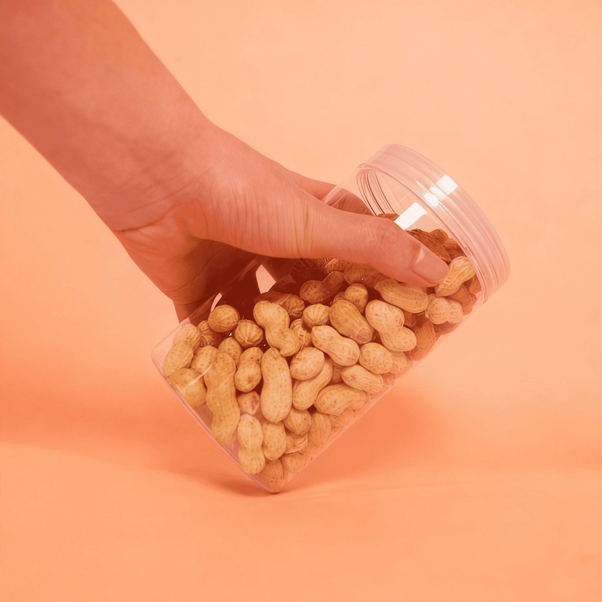 800ml PET Wide Mouth Plastic Jar for Nuts & Candy | Clear Snack Storage Container