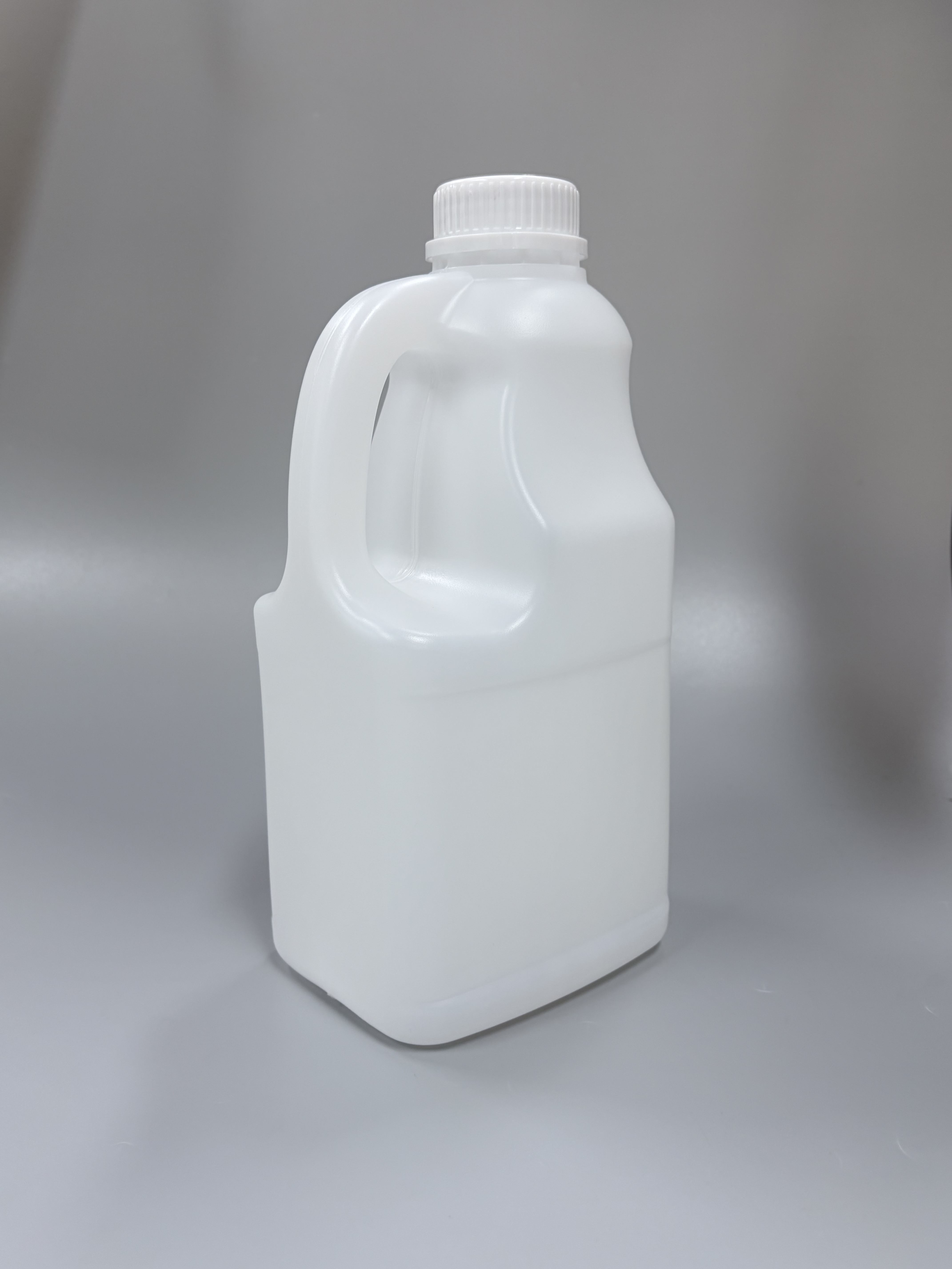 2L HDPE Milk Bottle with Screw Cap | Custom Square Juice Container