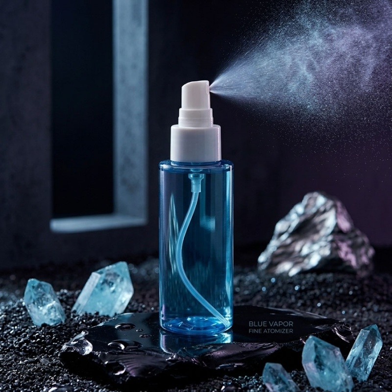 100ml Blue PET Plastic Spray Bottle for Travel and Skincare3.jpg