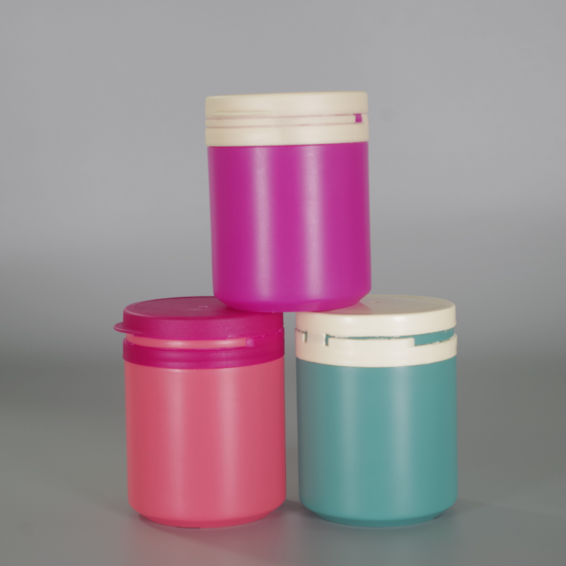 170ml Custom Color HDPE tear off cap with Tamper Evident Ring for pill