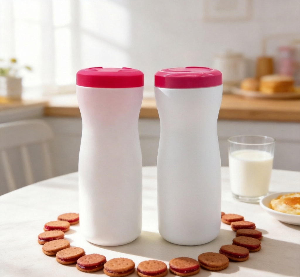 800ml Food Grade HDPE Jar for Cookies | Custom Plastic Storage Container
