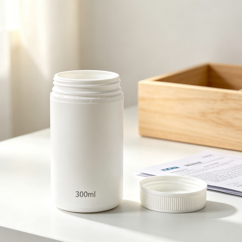 300ml White HDPE Pill Bottle with Tamper Evident Screw Cap for Supplements2.png