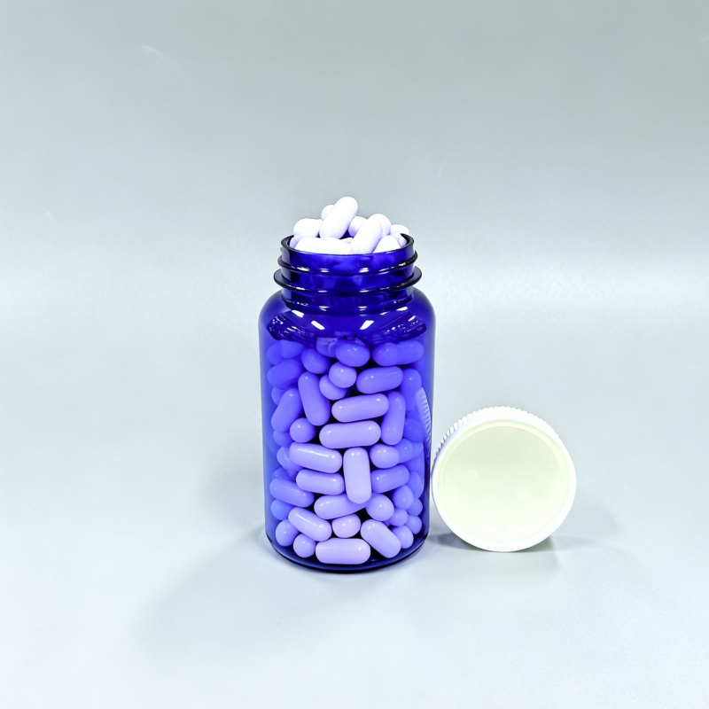 190cc PET Pill Bottle with CRC Child Resistant Cap for Vitamins and pills2.png
