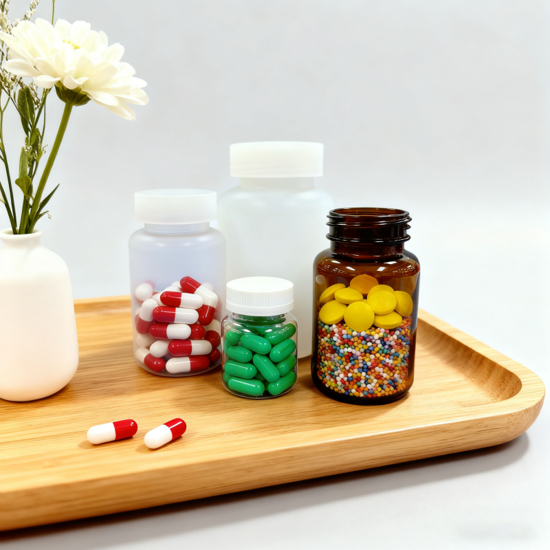 300ml PET Pill Bottle with CRC Child Resistant Cap for Vitamins2.png