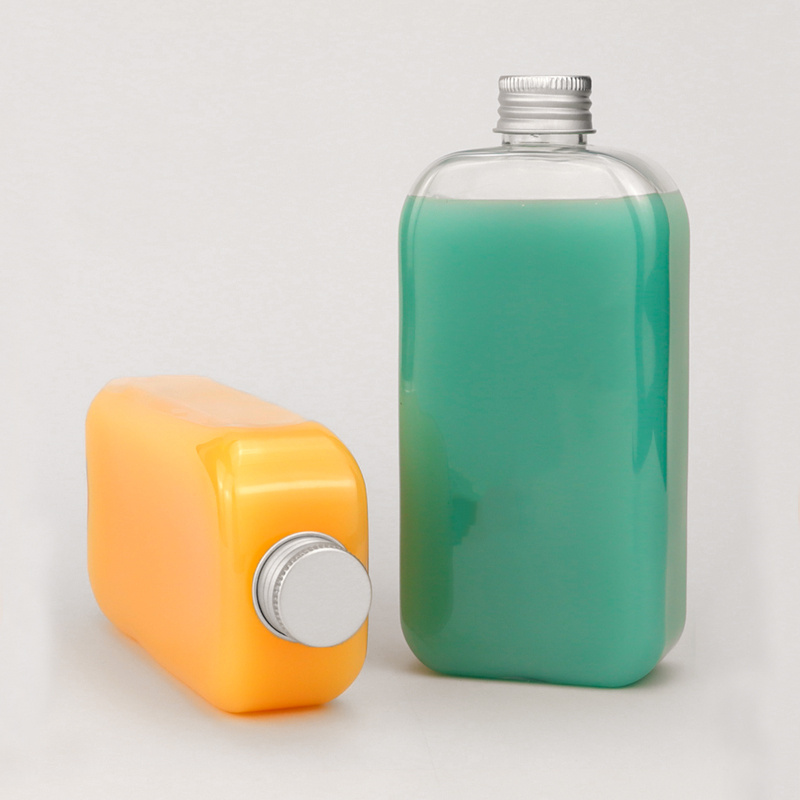 300ml Flat PET Beverage Bottle 24/410 Neck for Juice & Cold Brew Tea