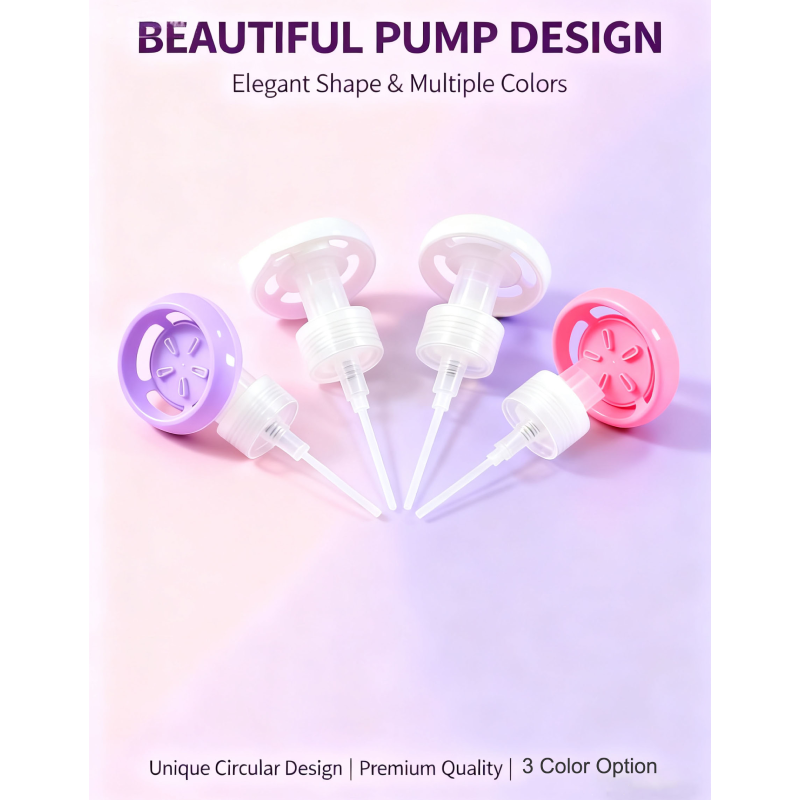 500ml PET Plastic Flower Foam Pump Bottle for Hand Soap and Sanitizer Packaging