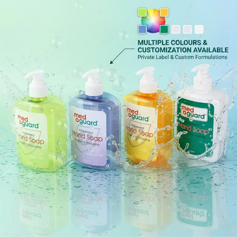 500ml Multi-Color PET Plastic Bottle with Pump for Antibacterial Hand Soap