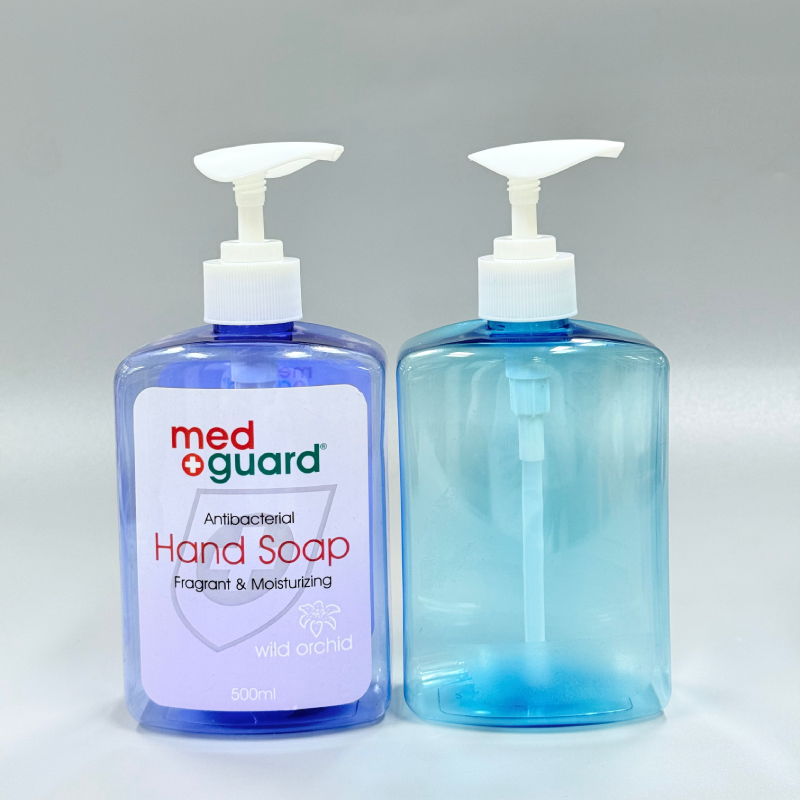 500ml Multi-Color PET Plastic Bottle with Pump for Antibacterial Hand Soap