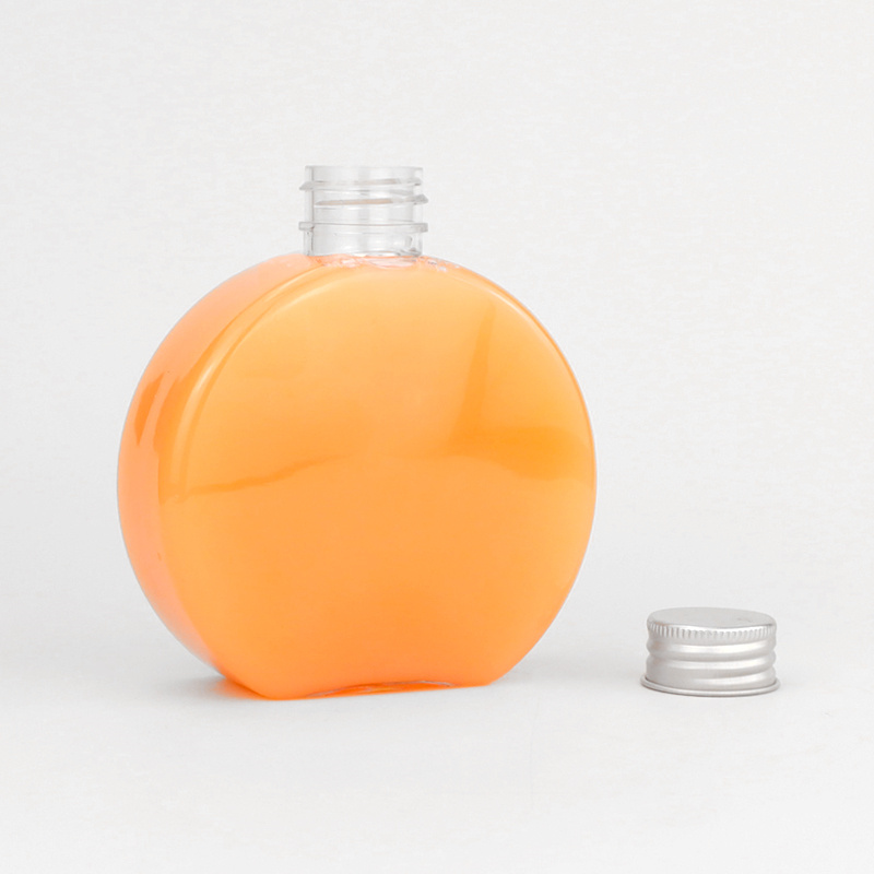 250ml PET Beverage Bottle with 28mm Neck, Ideal for Juice & Milk Tea Packaging