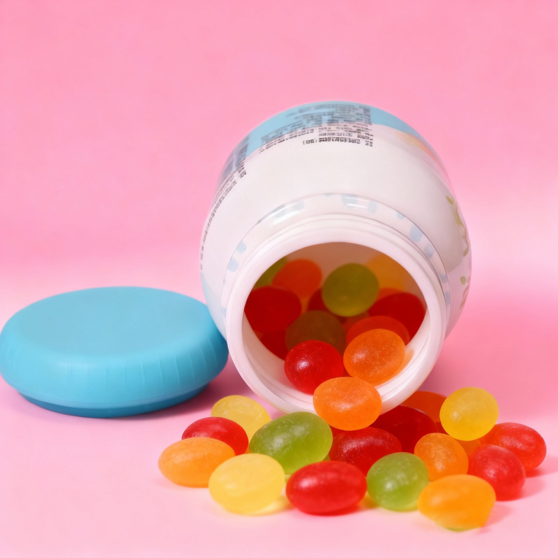 Wholesale 220ml White PP Bottle Gummy Candy Packaging Factory5.png