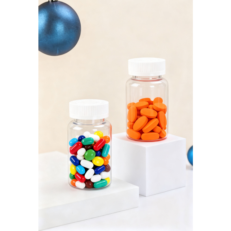 200ml Clear PET Pill Bottle with CRC Child Resistant Cap for Vitamins.png