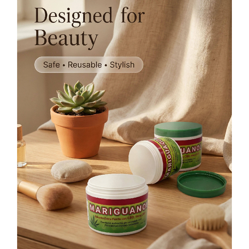 100ml White Plastic Wide Mouth Cream Jar for Cosmetic Packaging.png