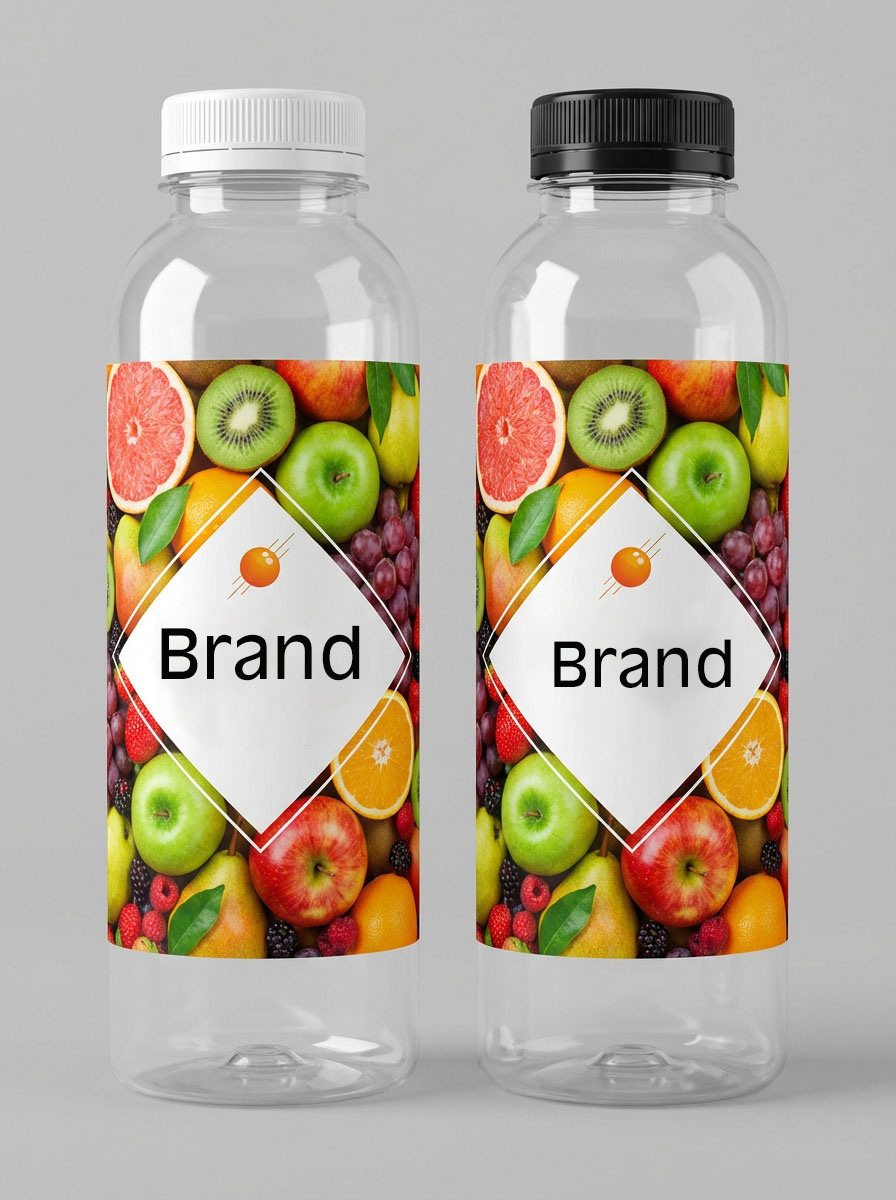 1000ml PET Juice Bottle | Eco-Friendly Fruit Juice Plastic Container with Screw Cap