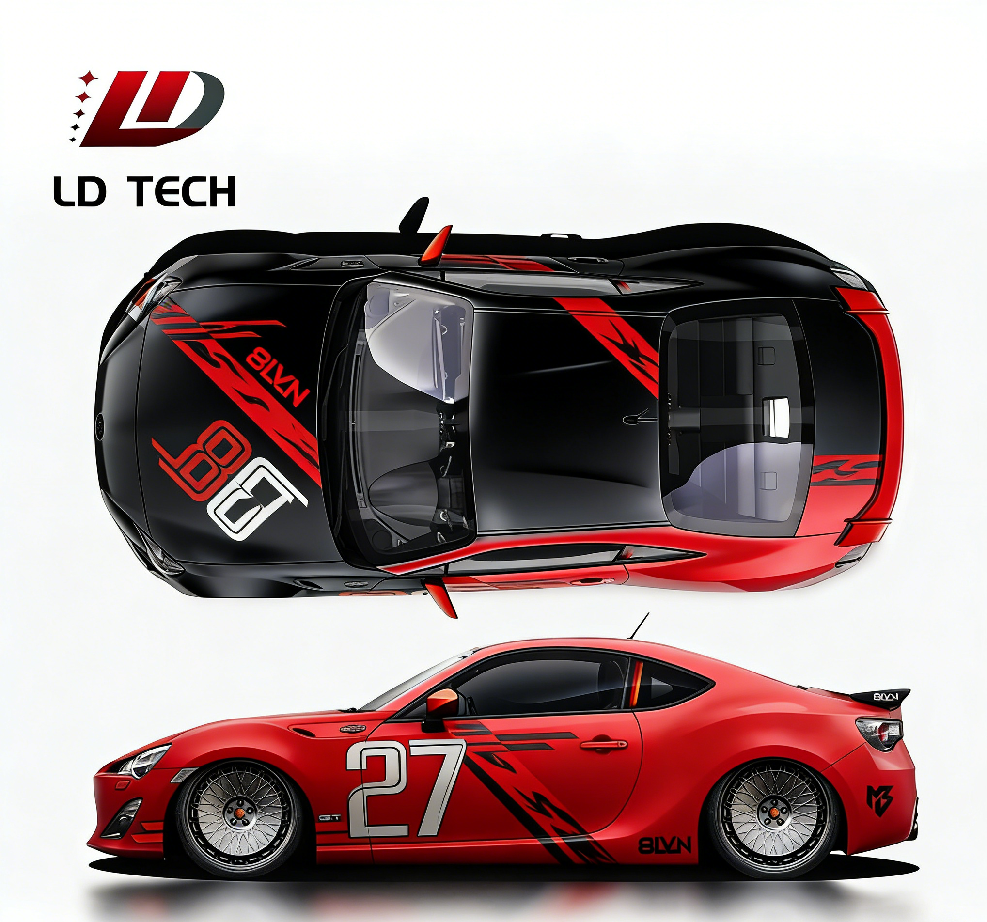 Different light transmission rates optional for nano ceramic tint.