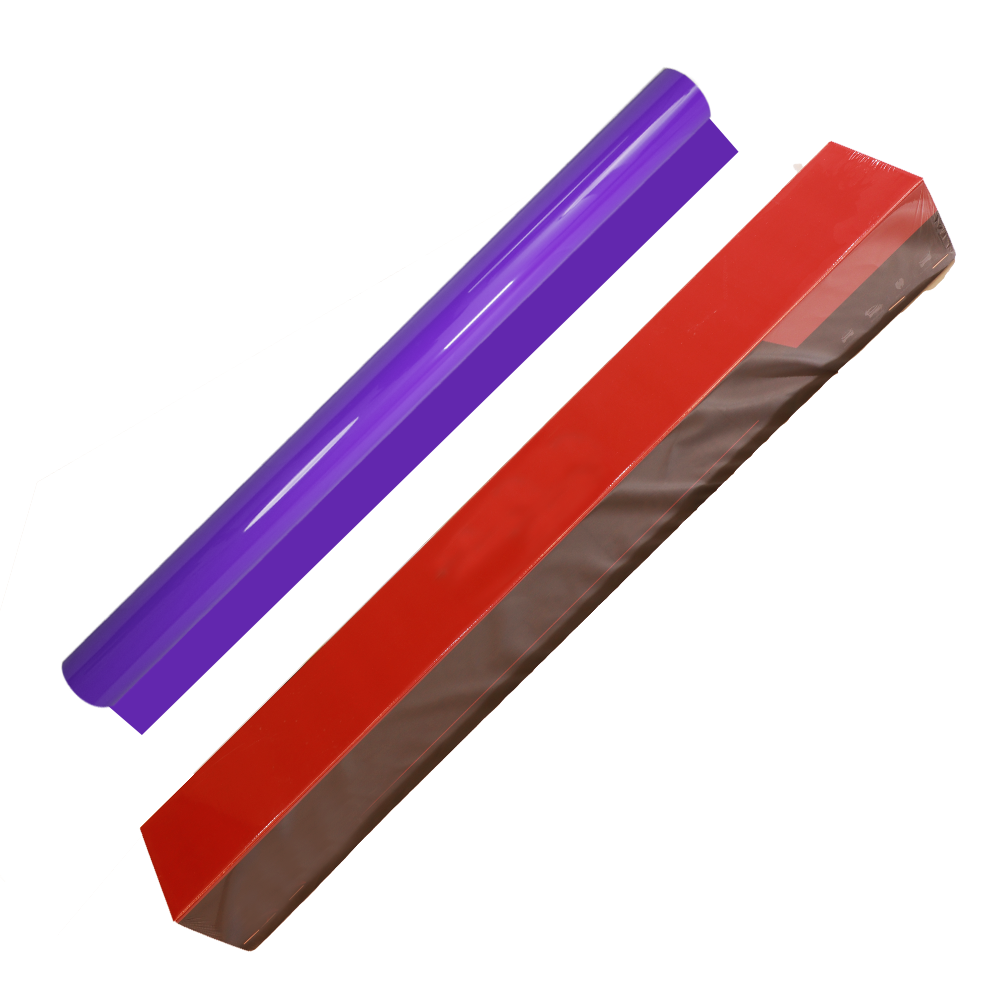 Envoltura para automóvil de TPU con cambio de color directa desde fábrica, series verde-morado