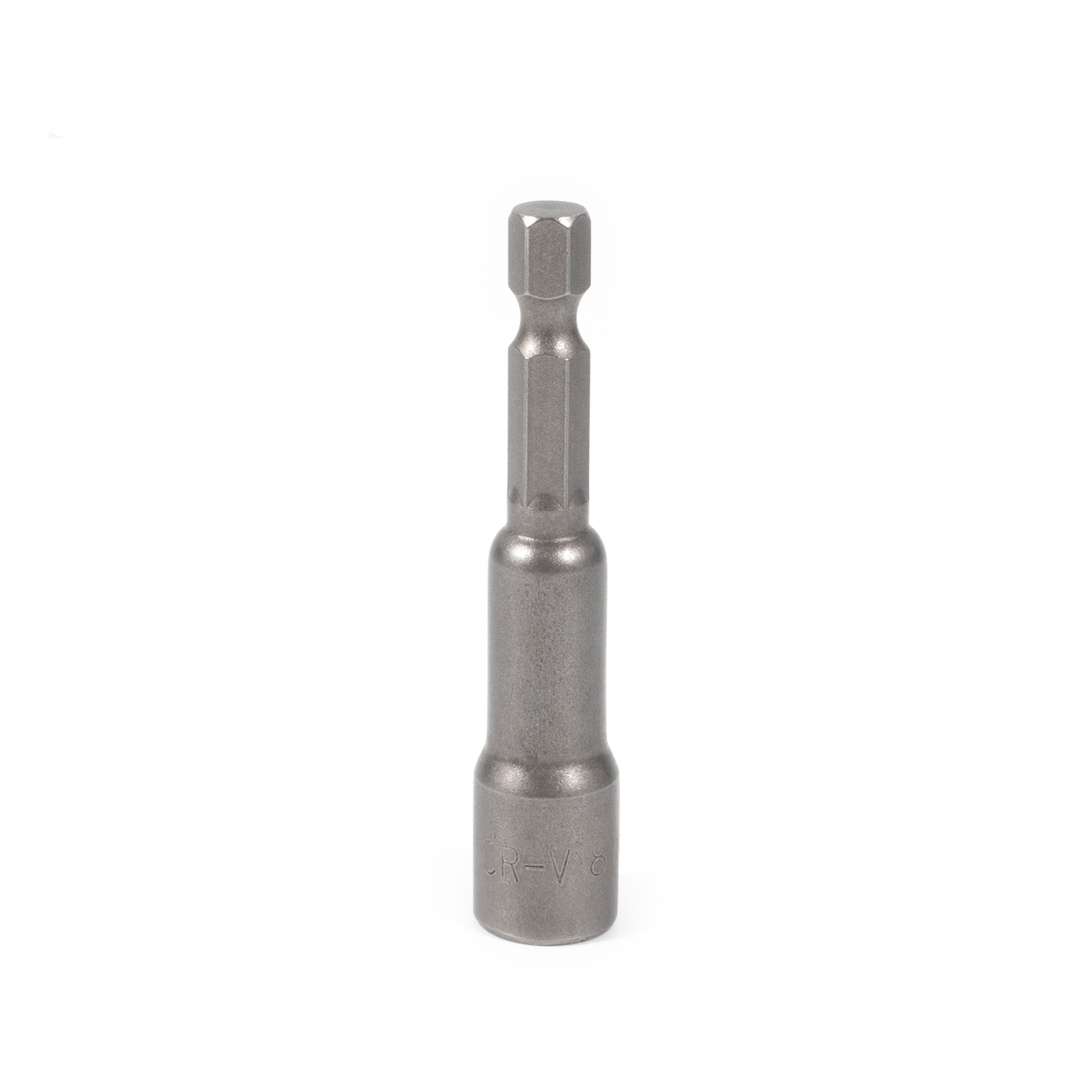 Tooljoy 8 mm sandblæst magnetisk møtrikknagerhoved, heavy-duty, slagfast magnetisk hoved til strømværktøjer