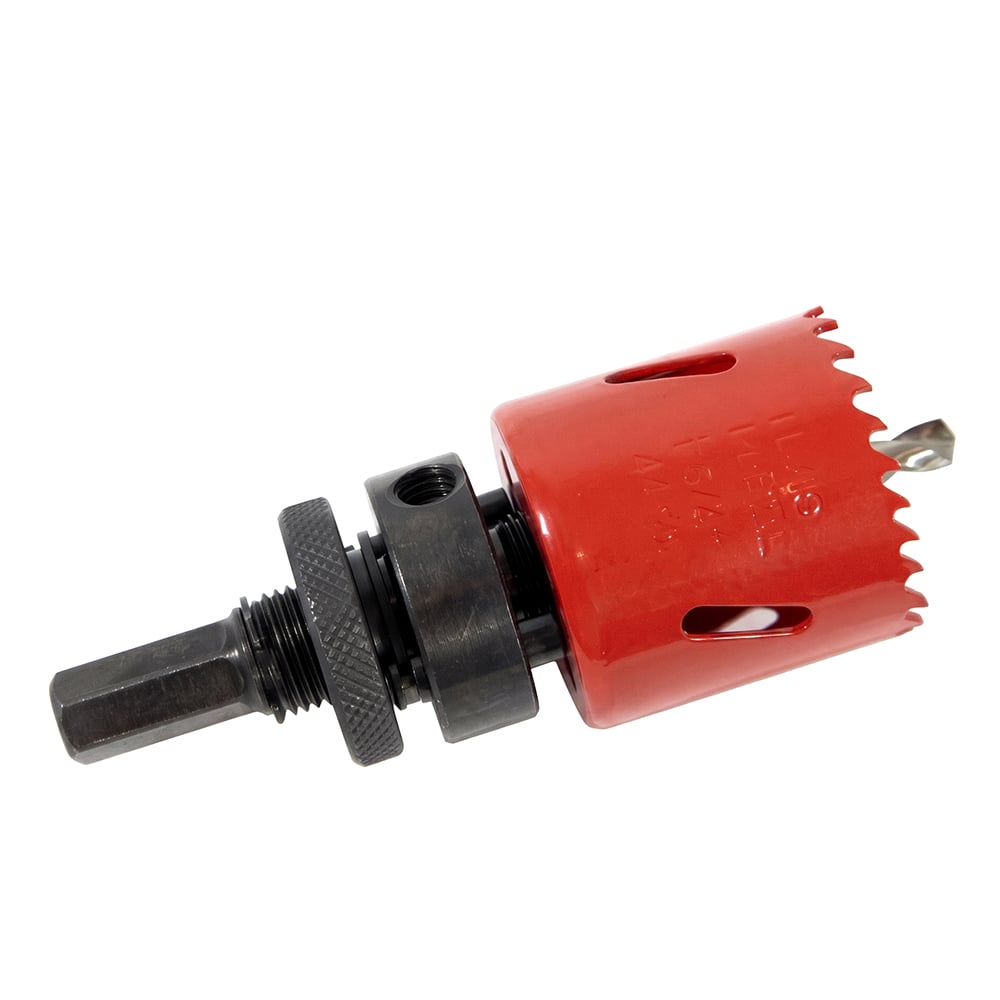 TOOLJOY Professional Hole Saw with Integrated Arbor and Pilot Drill for Fast and Precise Cutting
