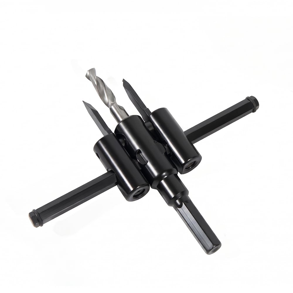 TOOLJOY Adjustable Circle Cutter for Multi-Size Hole Cutting in Wood and Construction Materials