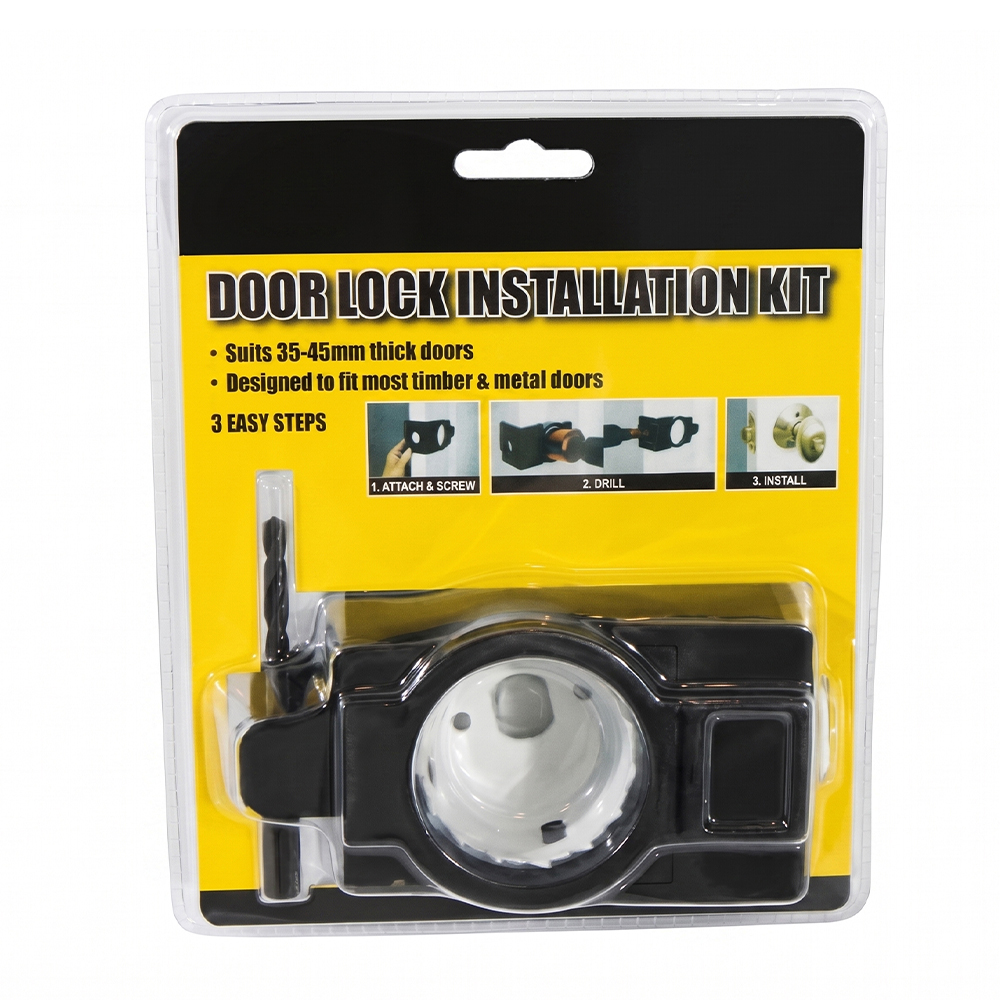 TOOLJOY Professional Door Lock Installation Tool for Accurate and Efficient Door Preparation
