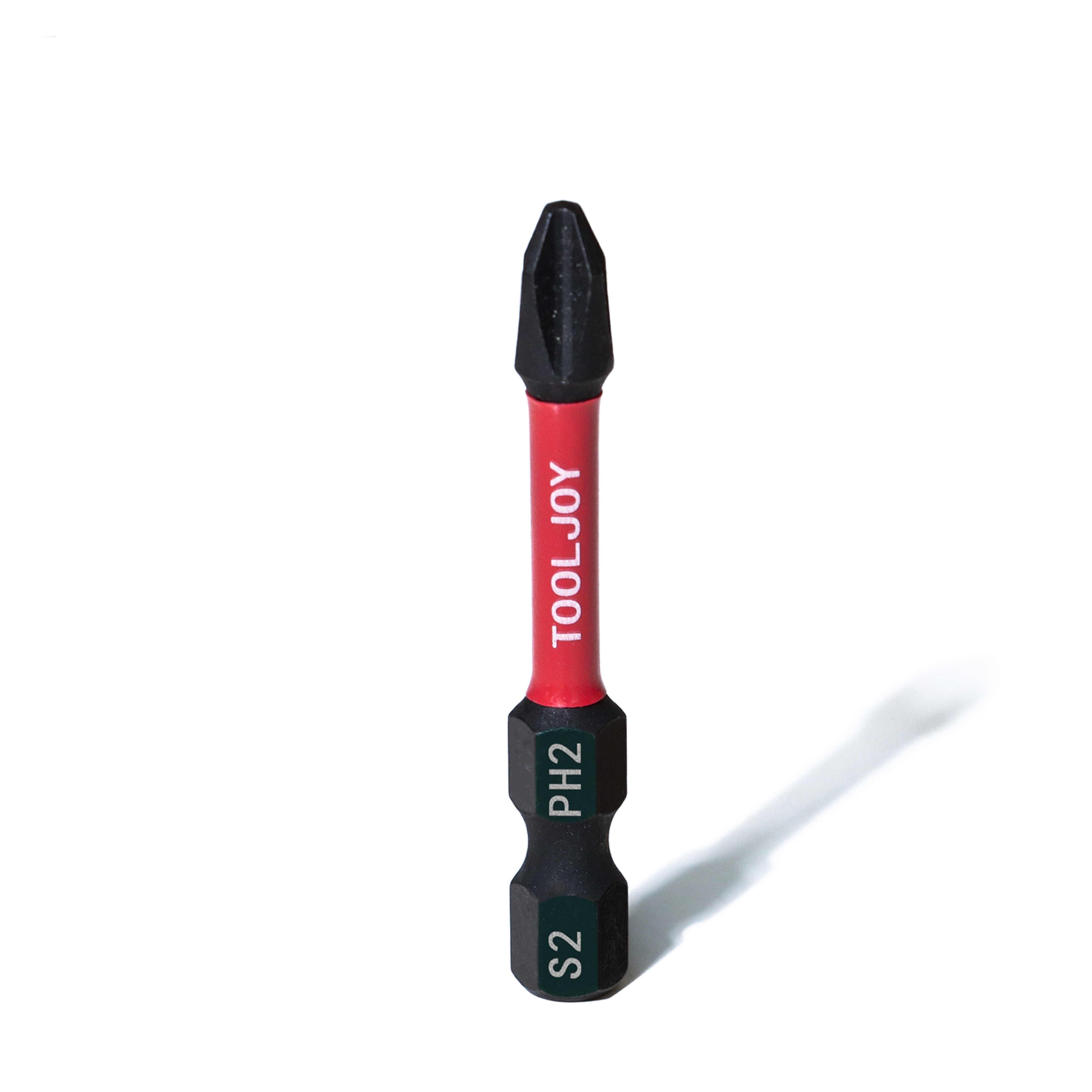 Wkrętaki uderzeniowe Tooljoy typu Phillips o średnicy 50 mm, rozmiary PH1, PH2, PH3, stal S2, magnetyczne końcówki śrubokrętów do wkrętarek uderzeniowych