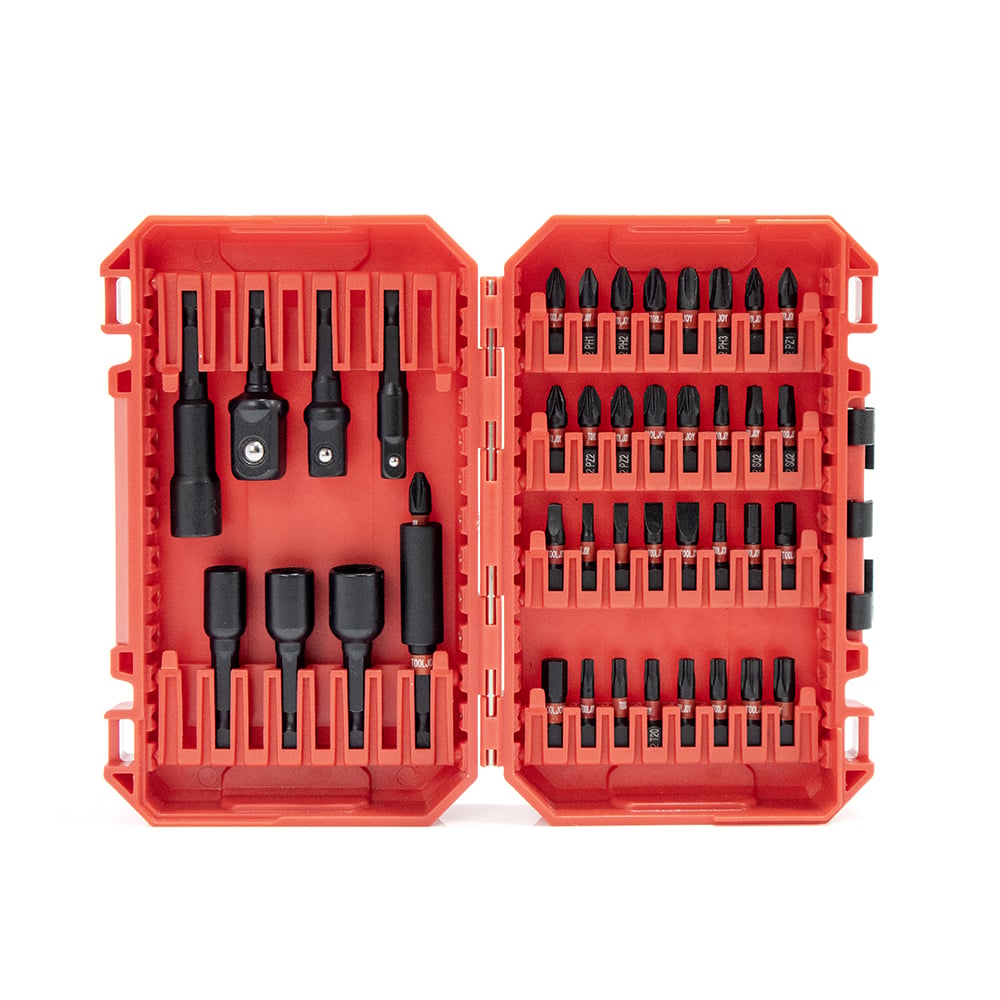Tooljoy 41pcs Professional Screwdriver Bit Set Impact Torsion S2 Steel Power Tool Accessories