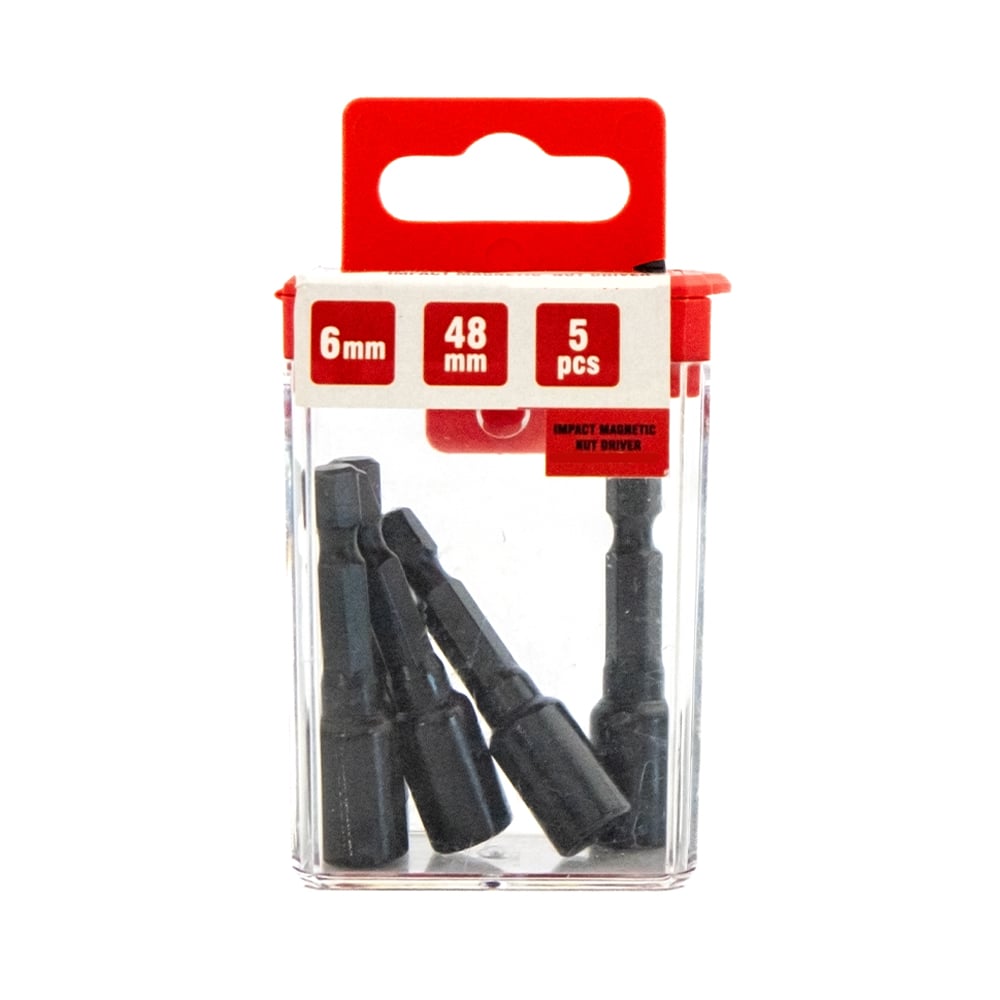 Tooljoy 48 mm czarny magnetyczny klucz do nakrętek z fosforanem – wytrzymałym gniazdem z czarną warstwą tlenkową do narzędzi elektrycznych i zastosowań przemysłowych